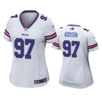 Women's Buffalo Bills Mario Addison White Game Jersey