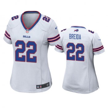 Women's Buffalo Bills Matt Breida White Game Jersey