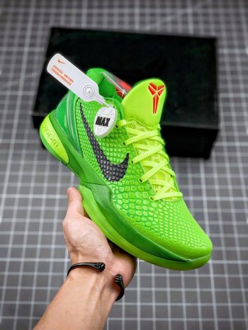 Nike Kobe 6 Protro “Grinch” Green Apple/Volt-Crimson-Black For Sale