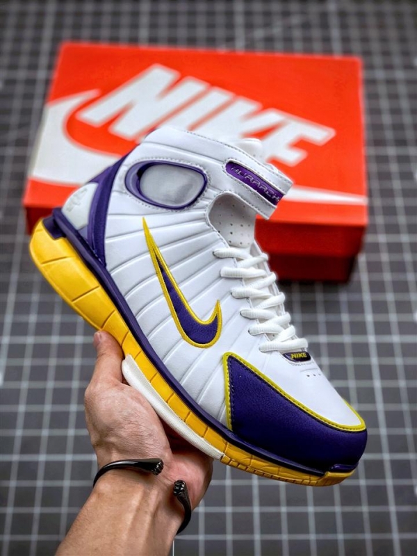 Nike Air Zoom Huarache 2K4 White Purple Yellow For Sale