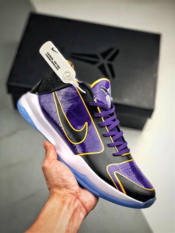 Nike Kobe 5 Protro ‘Lakers’ Court Purple/Black-University Gold For Sale