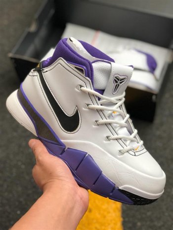 Nike Zoom Kobe 1 Protro “81 Points” White/Black-Court Purple For Sale