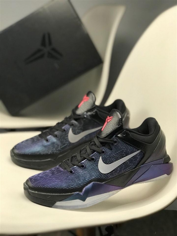 Nike Zoom Kobe 7 “Invisibility Cloak” Black/Court Purple-Turquoise Blue