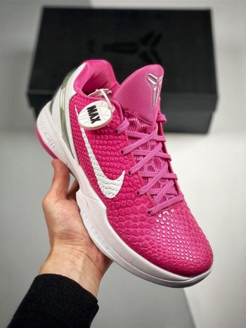 Nike Kobe 6 Protro “Think Pink” Pinkfire/Metallic Silver-White For Sale