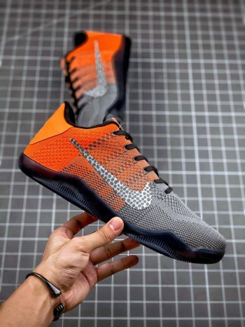 Nike Kobe 11 Elite Low ‘Easter’ Grey Orange For Sale