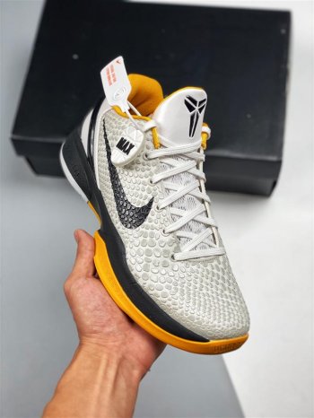 Nike Kobe 6 Protro “Del Sol” White/Neutral Grey-Del Sol-Black For Sale