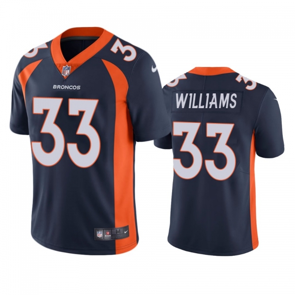 Javonte Williams Denver Broncos Navy Vapor Limited Jersey