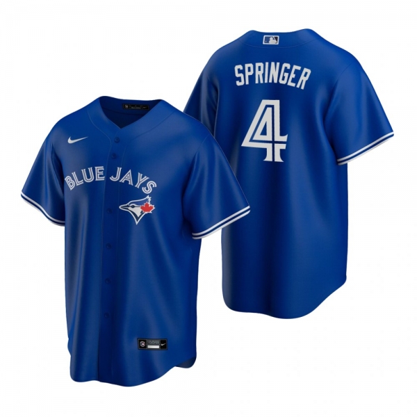 Men's Toronto Blue Jays George Springer Nike Royal Replica Alternate Jersey