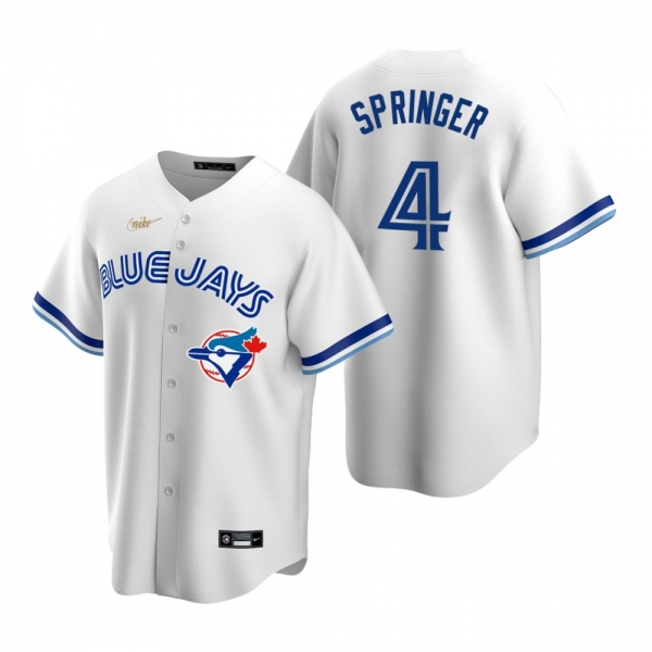 Toronto Blue Jays George Springer Nike White Cooperstown Collection Home Jersey