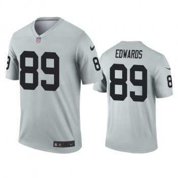 Las Vegas Raiders Bryan Edwards Silver Inverted Legend Jersey