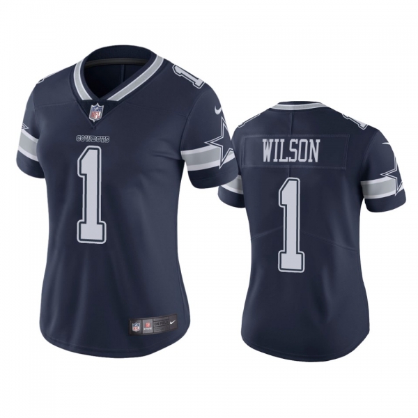 Women's Dallas Cowboys Cedrick Wilson Navy Vapor Limited Jersey