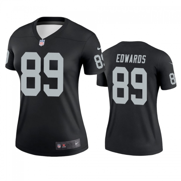 Women's Las Vegas Raiders Bryan Edwards Black Legend Jersey