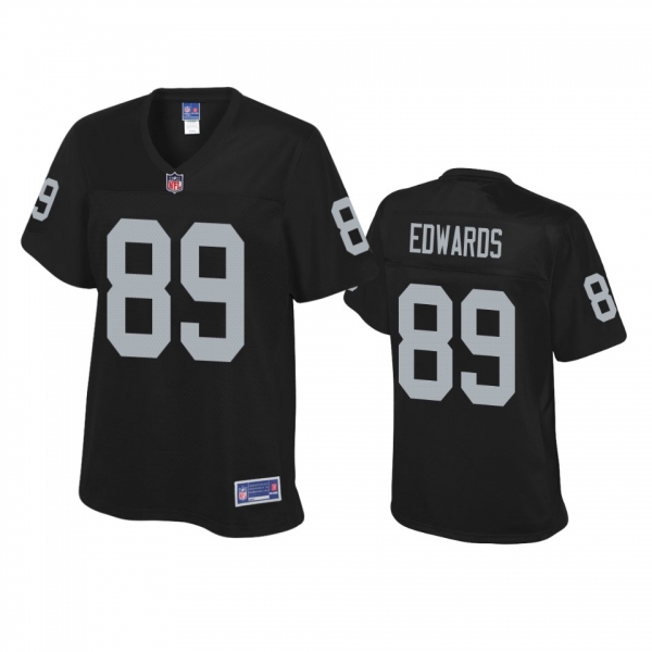 Women's Las Vegas Raiders Bryan Edwards Black Pro Line Jersey