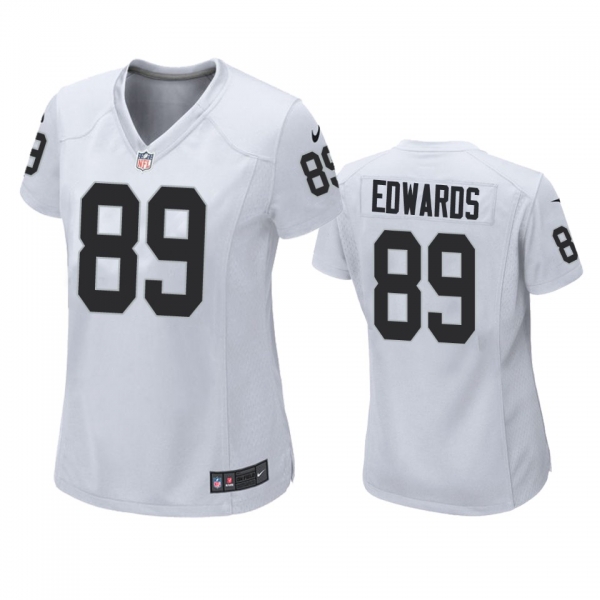 Women's Las Vegas Raiders Bryan Edwards White Game Jersey