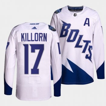 Lightning 2022 Stadium Series Alex Killorn #17 White Jersey Primegreen Authentic