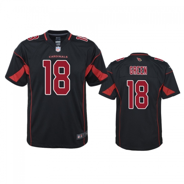 Youth Arizona Cardinals A.J. Green Black Color Rush Game Jersey