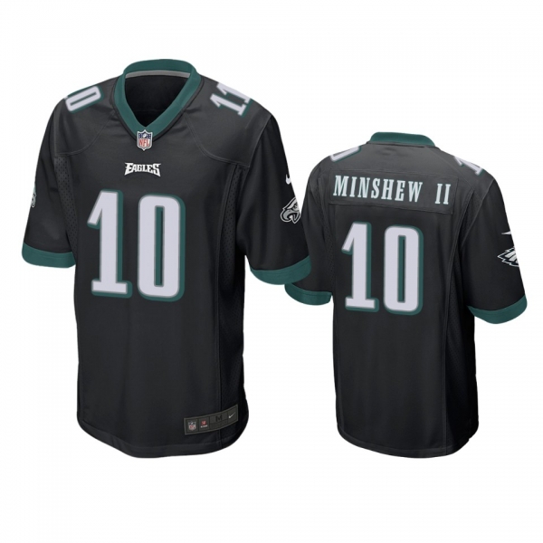 Philadelphia Eagles Gardner Minshew II Black Game Jersey