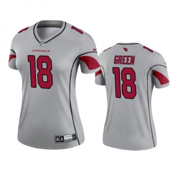 Women's Arizona Cardinals A.J. Green Gray Inverted Legend Jersey