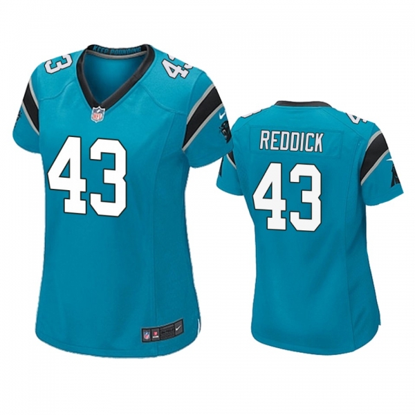 Women's Carolina Panthers Haason Reddick Blue Game Jersey