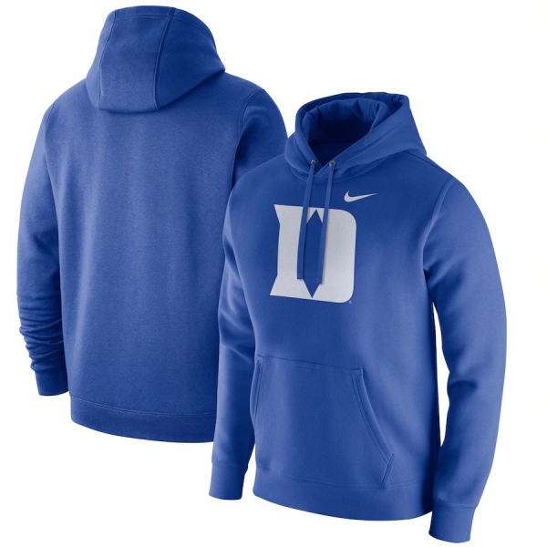 Duke Blue Devils Nike Logo Club Fleece Pullover Hoodie - Royal