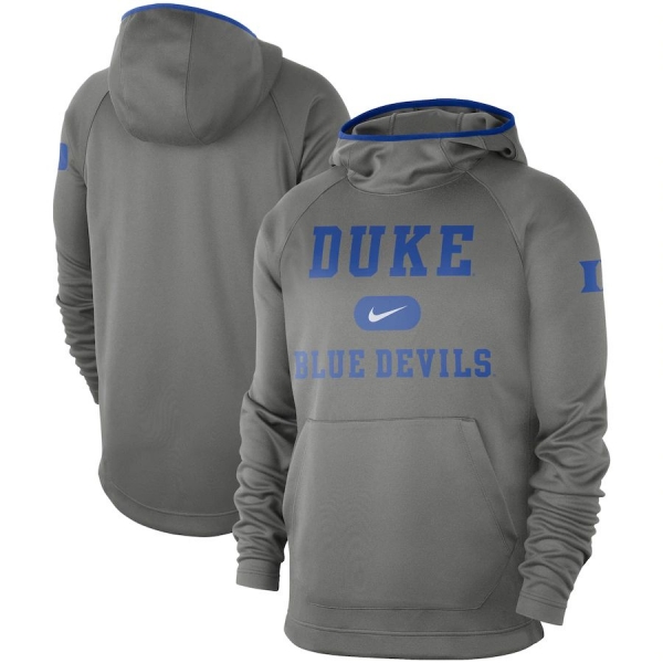 Duke Blue Devils Nike Basketball Spotlight Performance Raglan Pullover Hoodie - Gray