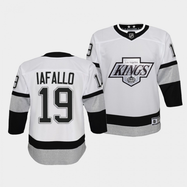 Youth Alex Iafallo Jersey Kings Alternate White Prime Jersey