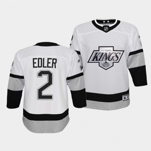 Youth Alexander Edler Jersey Kings Alternate White Prime Jersey