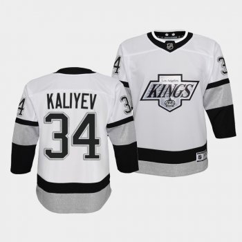 Youth Arthur Kaliyev Jersey Kings Alternate White Prime Jersey