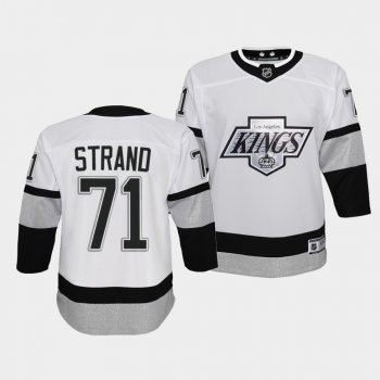 Youth Austin Strand Jersey Kings Alternate White Prime Jersey