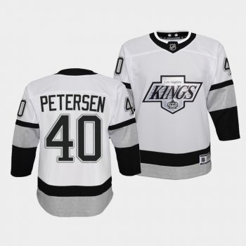 Youth Cal Petersen Jersey Kings Alternate White Prime Jersey