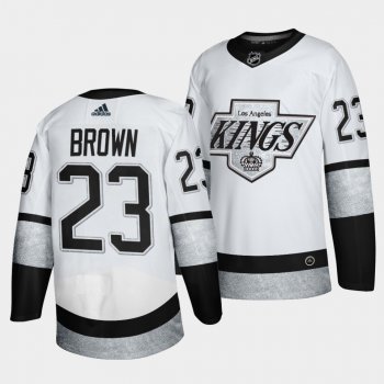 Dustin Brown #23 Kings 2021-22 Alternate Throwback-Inspired White Jersey