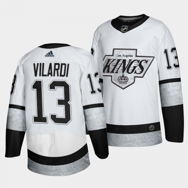 Gabriel Vilardi #13 Kings 2021-22 Alternate Throwback-Inspired White Jersey