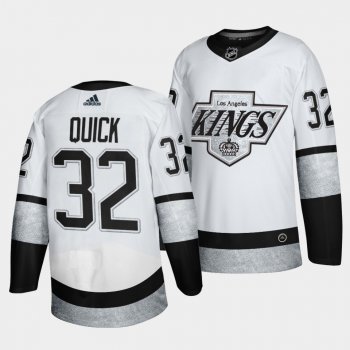 Jonathan Quick #32 Kings 2021-22 Alternate Throwback-Inspired White Jersey