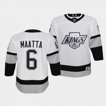 Youth Olli Maatta Jersey Kings Alternate White Prime Jersey