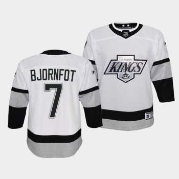 Youth Tobias Bjornfot Jersey Kings Alternate White Prime Jersey