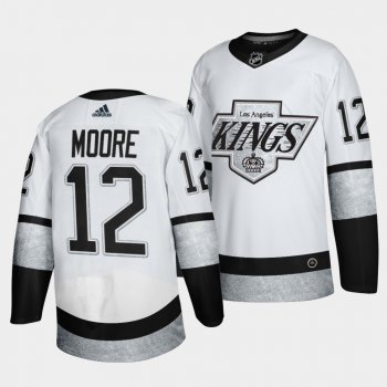 Trevor Moore #12 Kings 2021-22 Alternate Throwback-Inspired White Jersey