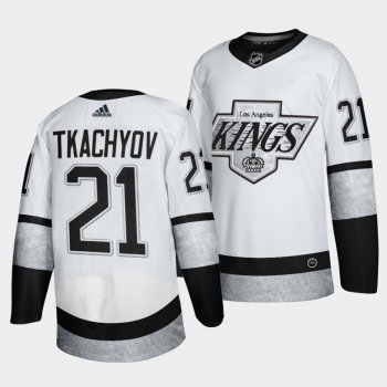 Vladimir Tkachyov #21 Kings 2021-22 Alternate Throwback-Inspired White Jersey