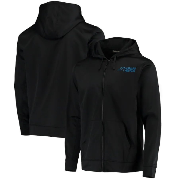 Carolina Panthers Dunbrooke Trophy Fleece Full-Zip Hoodie - Black