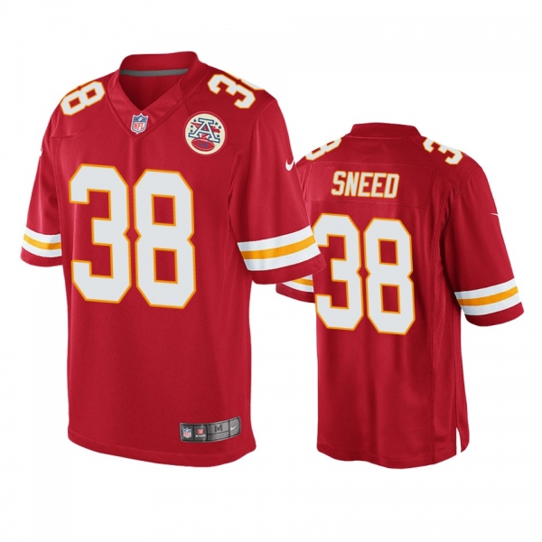 Kansas City Chiefs L'Jarius Sneed Red Game Jersey