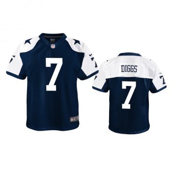 Youth Cowboys Trevon Diggs Navy Alternate Game Jersey