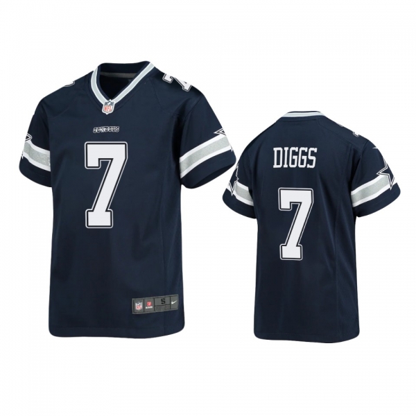 Youth Cowboys Trevon Diggs Navy Game Jersey