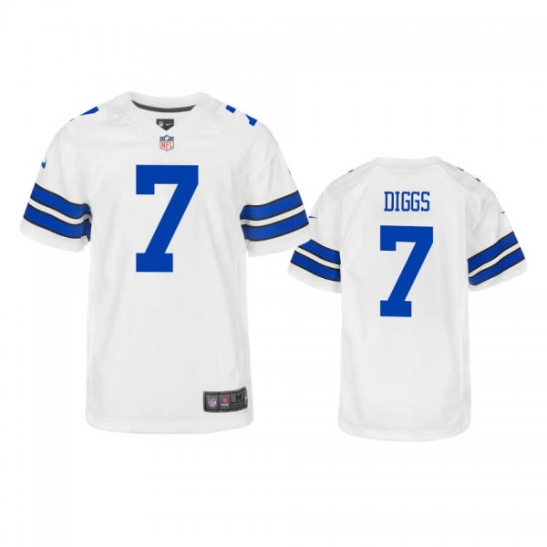 Youth Cowboys Trevon Diggs White Game Jersey