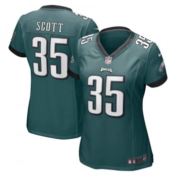 Women's Nike Boston Scott Midnight Green Philadelphia Eagles Game Jersey