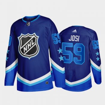 Roman Josi #59 Nashville Predators 2022 All Star Blue Western Jersey