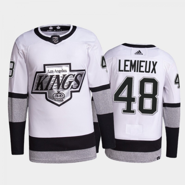 Brendan Lemieux Los Angeles Kings Primegreen Authentic Pro Jersey 2021-22 White #48 Alternate Uniform