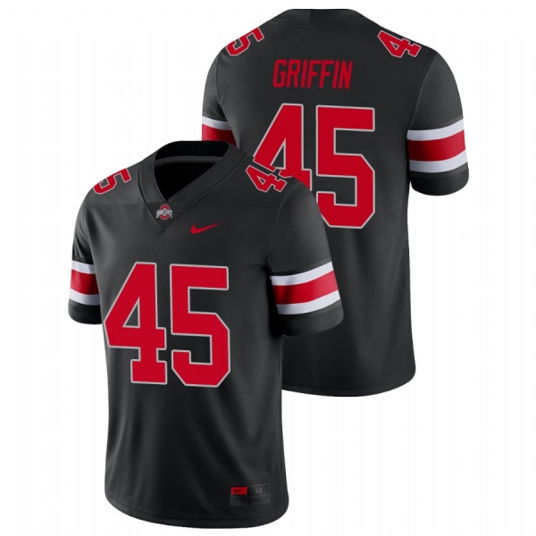 Men's Ohio State Buckeyes Archie Griffin Black College Football Alternate Game Nike Jersey