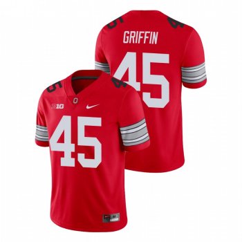 Men's Ohio State Buckeyes Archie Griffin Scarlet Alumni Football Game Player Jersey