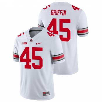 Men's Ohio State Buckeyes Archie Griffin White College Football Game Nike Jersey