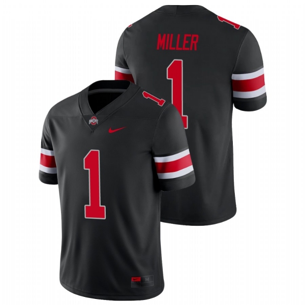 Men's Ohio State Buckeyes Braxton Miller Black College Football Alternate Game Nike Jersey