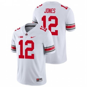 Men's Ohio State Buckeyes Cardale Jones White College Football Game Nike Jersey